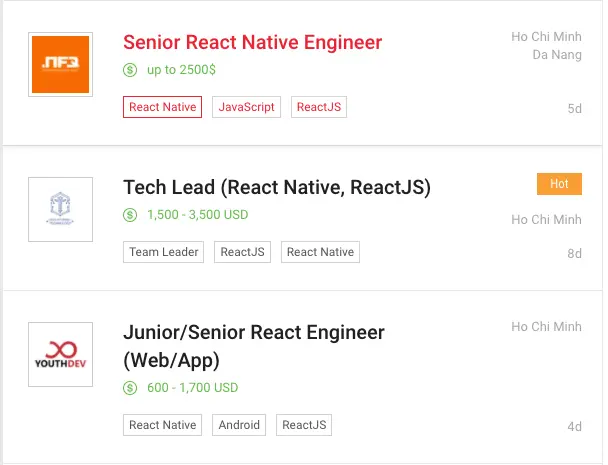 Mức lương lập trình viên JavaScript 2024